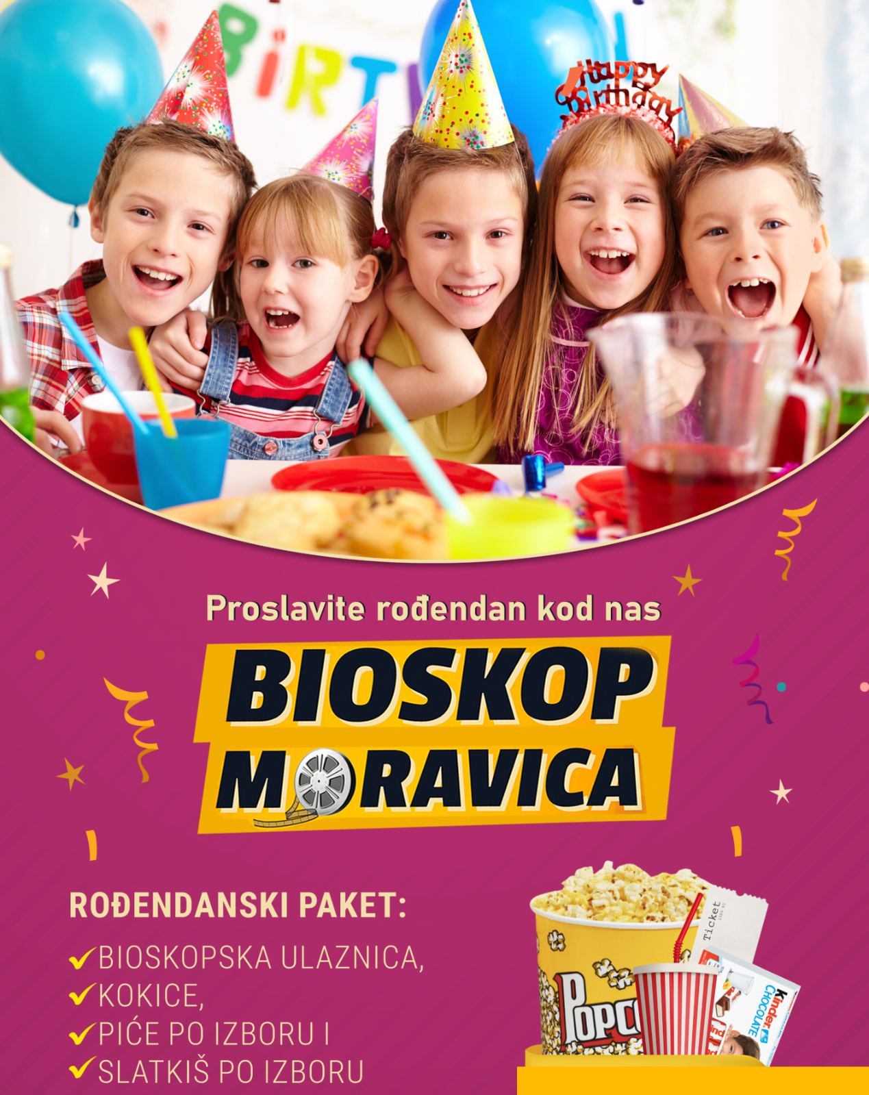 Proslava rođendana u bioskopu